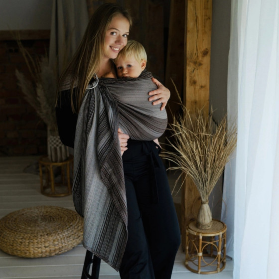 Little Frog Ring Sling - Brown Path