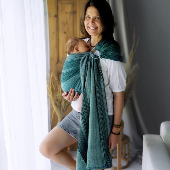 Little Frog Ring Sling - Emerald Path
