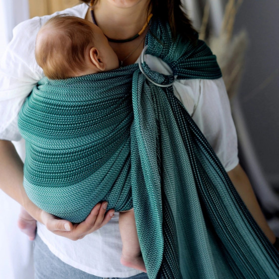 Little Frog Ring Sling - Emerald Path