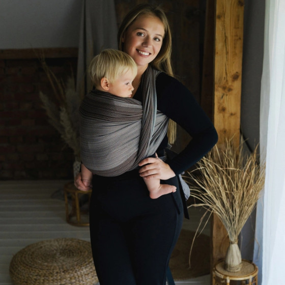 Little Frog Baby wrap - Brown Path Little Frog Baby wrap - Brown Path