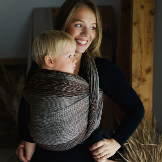 copy of Little Frog Baby wrap - Grey Cube