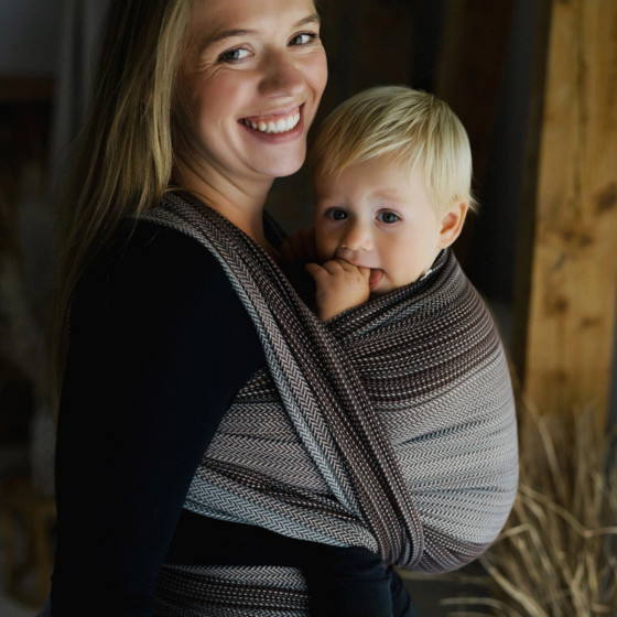 Little Frog Baby wrap - Brown Path Little Frog Baby wrap - Brown Path