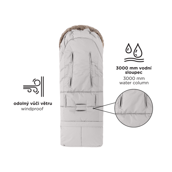 Petite&Mars Arctic - Chancelière universelle pour poussette 4 en1