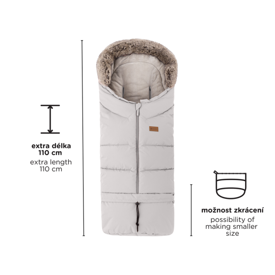 Petite&Mars Arctic - Chancelière universelle pour poussette 4 en1
