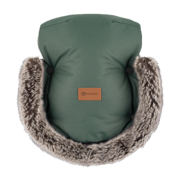 Petite&Mars - Furry - Moufles d'hiver fourrées pour poussette - Veritable Khaki