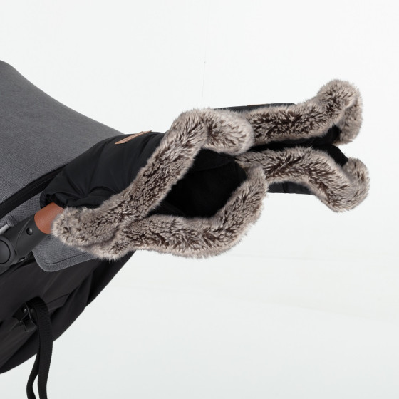 Petite&Mars - Furry - Stroller hand muff / warm gloves