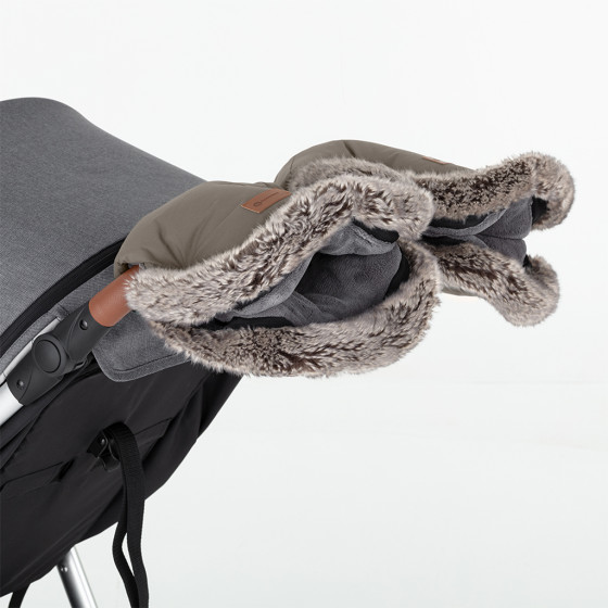 Petite&Mars - Furry - Stroller hand muff / warm gloves