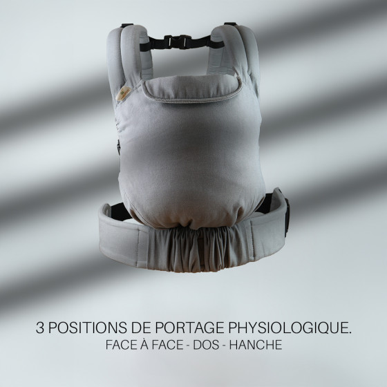 Guizy Vert Brocéliande - Porte-bébé physiologique dès la naissance