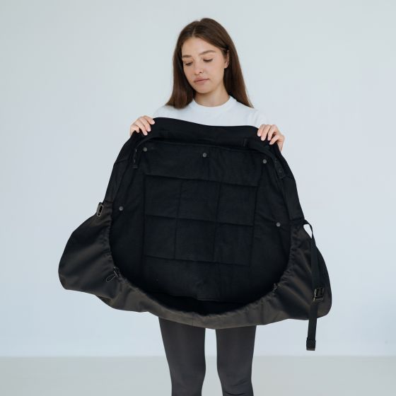 copy of Love and Carry Couverture de Portage toutes saisons en Softshell Noir Love and Carry porte-bébés