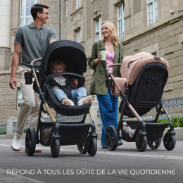 Kinderkraft MOOV 2 AIR Poussette Trio - Système de voyage de la naissance