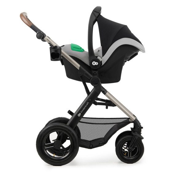 Kinderkraft MOOV 2 AIR Poussette Trio - Système de voyage de la naissance