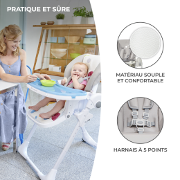 Kinderkraft YUMMY - Baby high chair - Multicolore
