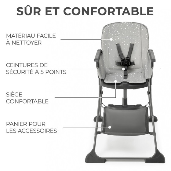 Kinderkraft Foldee - chaise haute pliable Kinderkraft