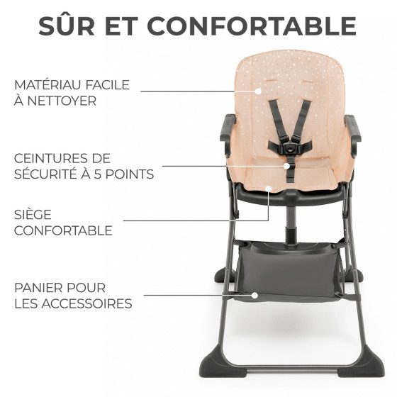 Kinderkraft Foldee - chaise haute pliable