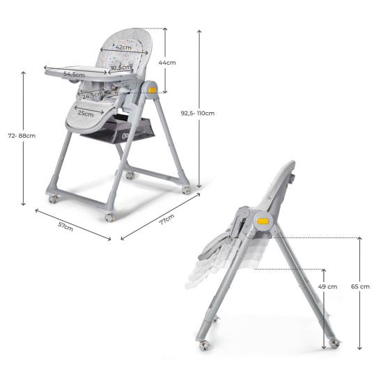 Kinderkraft Lastree - Baby high chair