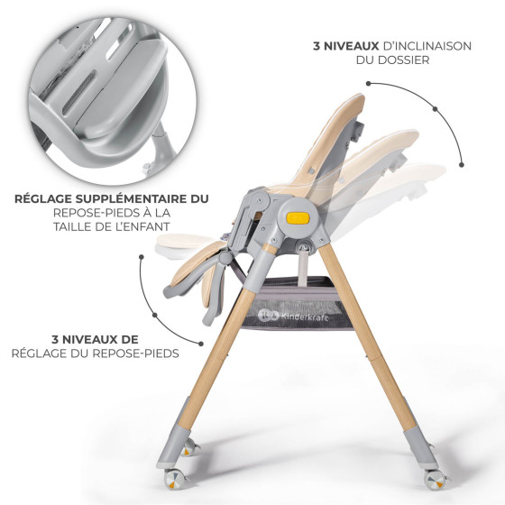 Kinderkraft Lastree - Baby high chair
