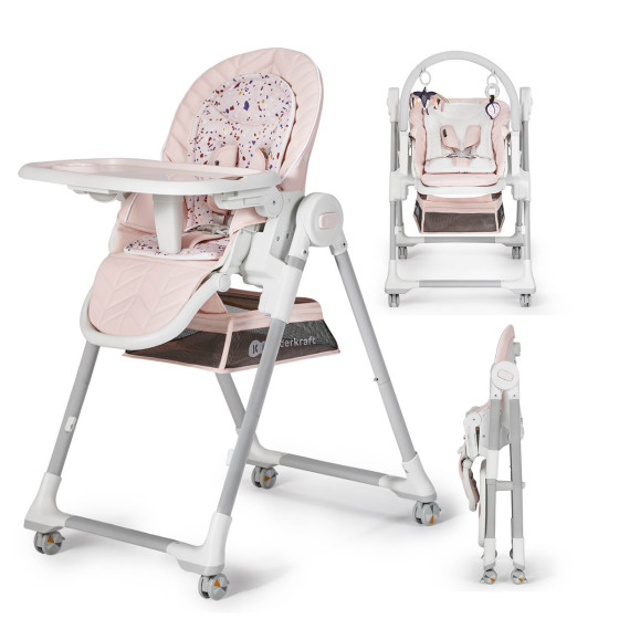 Kinderkraft Lastree - chaise haute et transat 2 en 1