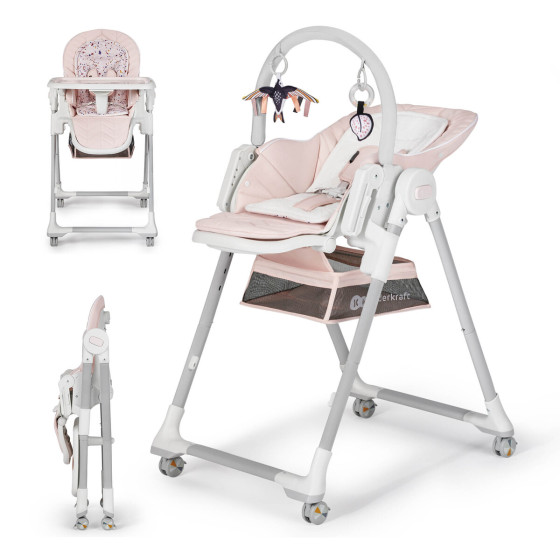 Kinderkraft Lastree - chaise haute et transat 2 en 1