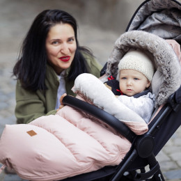 Petite&Mars - Comfy - Chancelière universelle pour poussette 4 en 1 - Rose Petal