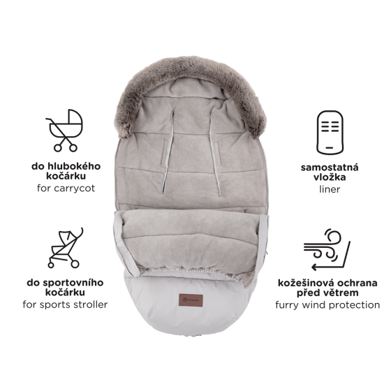 Petite&Mars - Comfy - Chancelière universelle pour poussette 4 en 1