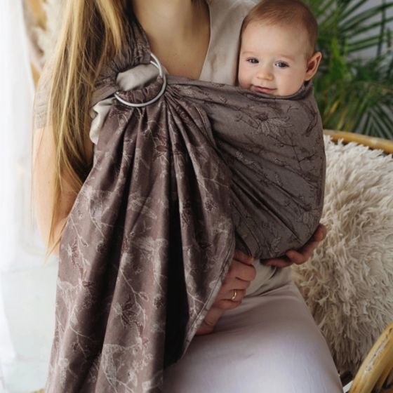 Little Frog Ring Sling - Linen Joy of Life Little Frog