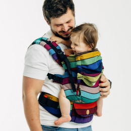LennyLamb LennyUpGrade PRO baby carrier - Carousel of Colors