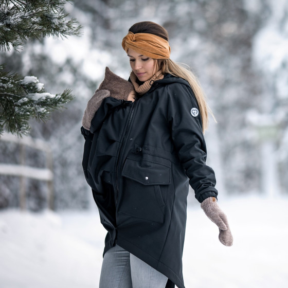 Fun2BeMum Babywearing Softshell Parka Coat