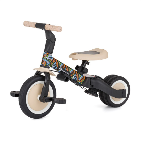 Petite&Mars - Turbo - Tricycle Enfant Multifonctionnel 5en1 Petite & Mars