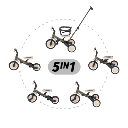 Petite & Mars - Turbo -  Multifunctional tricycle 5in1 - Série Limitée City Beat