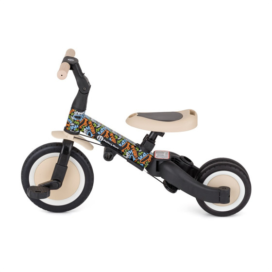 Petite&Mars - Turbo - Tricycle Enfant Multifonctionnel 5en1 Petite & Mars