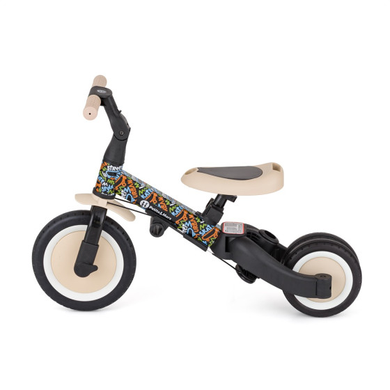 Petite&Mars - Turbo - Tricycle Enfant Multifonctionnel 5en1 Petite & Mars