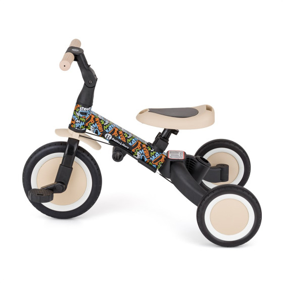 Petite&Mars - Turbo - Tricycle Enfant Multifonctionnel 5en1 Petite & Mars