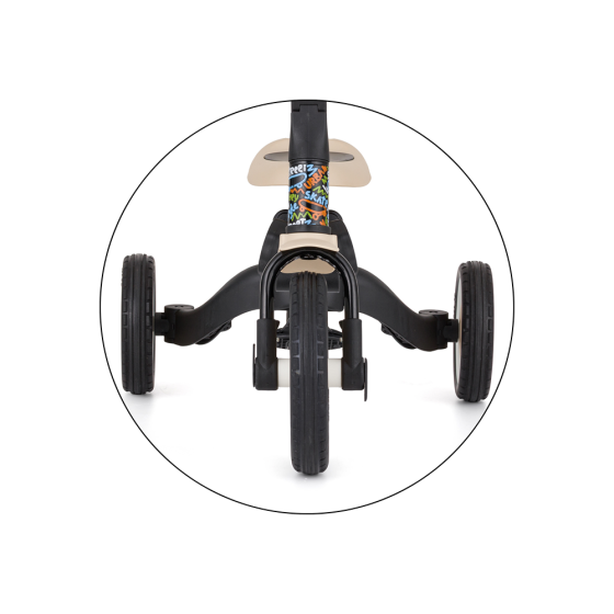 Petite&Mars - Turbo - Tricycle Enfant Multifonctionnel 5en1 Petite & Mars