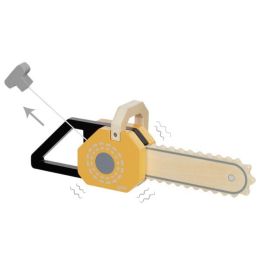 Goki Tronçonneuse en bois avec bruit Goki jeux en bois
