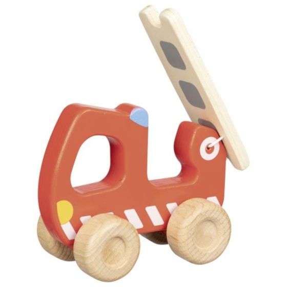 Goki Camion de pompier en bois avec échelle Goki jeux en bois