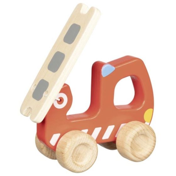 Goki Camion de pompier en bois avec échelle Goki jeux en bois