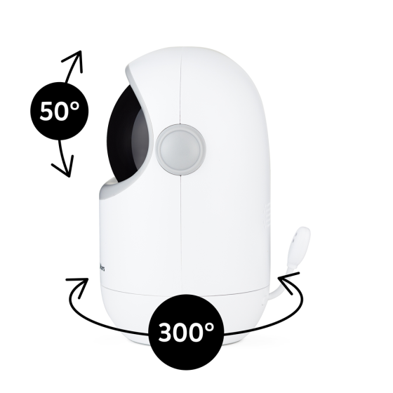 Petite&Mars - Eve 5.0 - Babyphone numérique avec moniteur vidéo