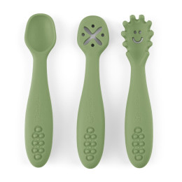 Petite&Mars - Silicone training spoons set 3 pcs 6m+