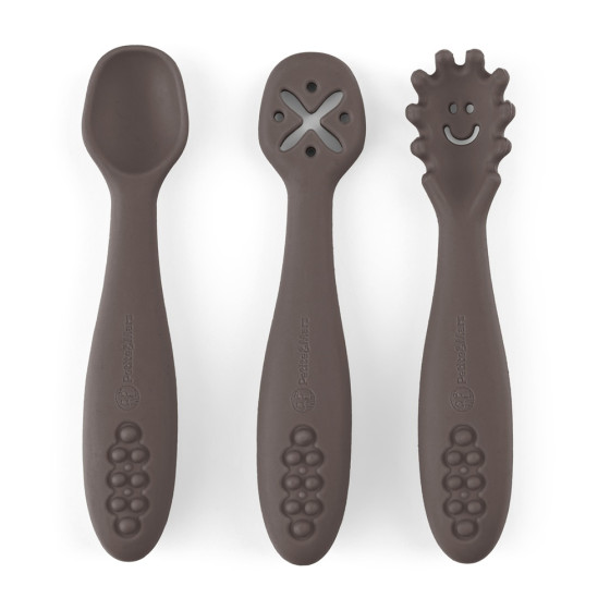 Petite&Mars - Silicone training spoons set 3 pcs 6m+