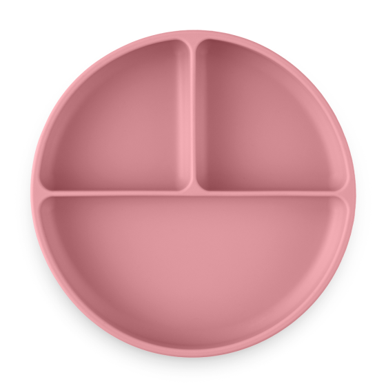 Petite&Mars - Silicone round divided plate with suction pad TAKE&MATCH 6m+