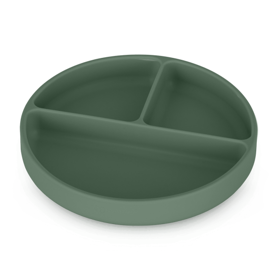 Petite&Mars - Silicone round divided plate with suction pad TAKE&MATCH 6m+