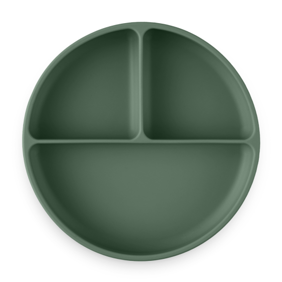Petite&Mars - Silicone round divided plate with suction pad TAKE&MATCH 6m+