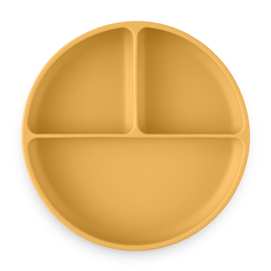 Petite&Mars - Silicone round divided plate with suction pad TAKE&MATCH 6m+