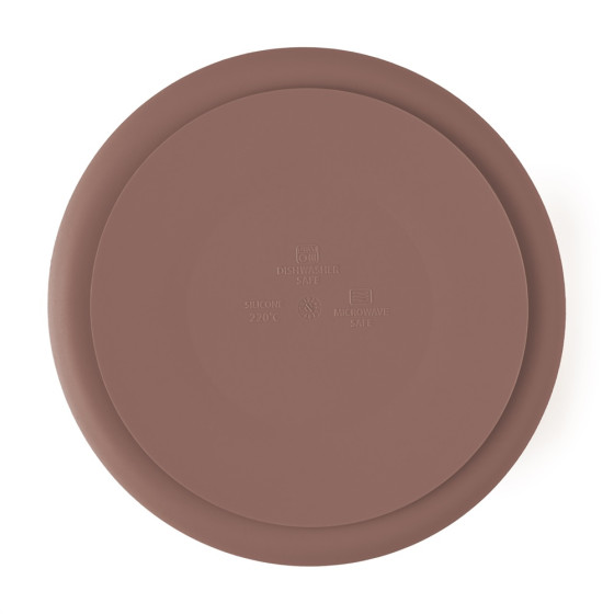Petite&Mars - Silicone round divided plate with suction pad TAKE&MATCH 6m+