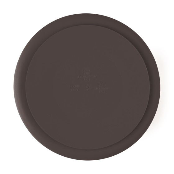 Petite&Mars - Take&Match - Assiette ronde compartimentée en silicone avec ventouse