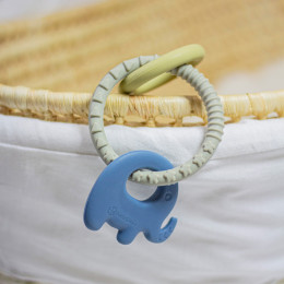 Petite&Mars  - Anneau de dentition en silicone doux 0m+ - Elefi