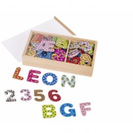 Aimant alphabet et chiffres – 88 éléments GOKI