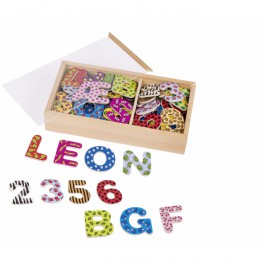 Magnet alphabet and numbers – 88 items GOKI