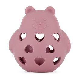 Petite&Mars - Basil - Silicon rattle toy Bear Basil 0m+
