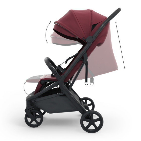 Kinderkraft NUBI 3 Poussette compact et légère